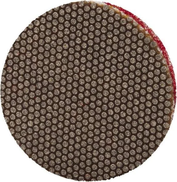 3M - 1" Diam, 200 Grit, Diamond Hook & Loop Disc - Very Fine Grade, Coated, Cloth Backing, Series 6002J