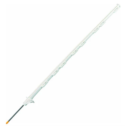 Dare 2400-W Electric Fence Step-In Poly Post, White, 48"