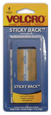 STICKY BACK STRIP BEING 3-1/2" X 3/4"