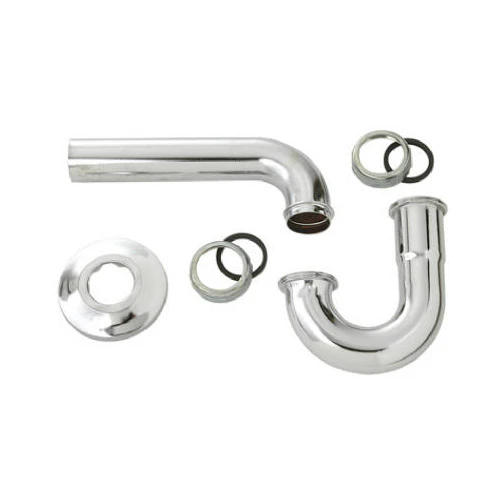 Master Plumber 219-170 Kitchen Wall Drain Brass P Trap, 1-1/2", 22-Gau
