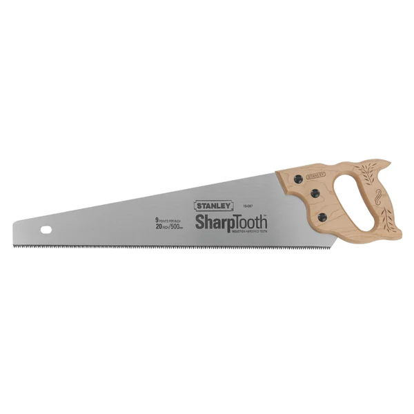 Stanley 15-087 Contractor Grade Heavy Duty SharpTooth Saw, 20" x 9 Poi