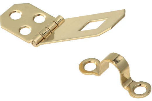 National Hardware N211-896 Decorative Hasp, 3/4" x 2-3/4", Bright Bra