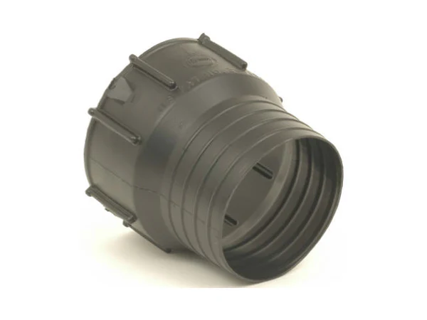 ADS 0462AA Poly Snap Drain Tube Adapter, 4"