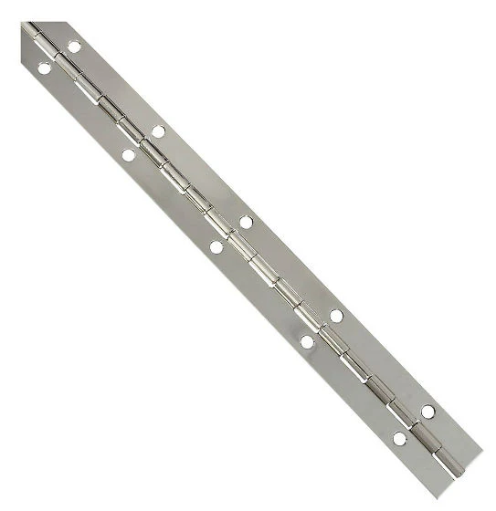National Hardware N265-371 Continuous Hinge, 1-1/16" x 12", Nickel