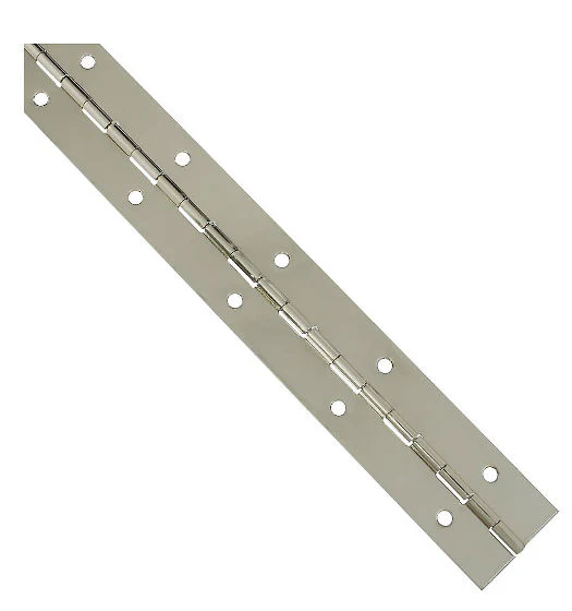National Hardware N265-389 Continuous Hinge, 1-1/2" x 12", Nickel