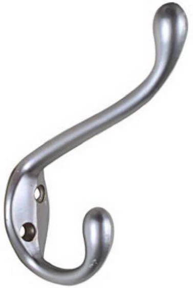 National Hardware N273-508 Heavy-Duty Garment Hook, Satin Chrome