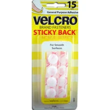 STICKY BACK COIN WHITE 5/8"