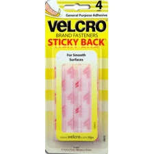 STICKY BACK STRIP WHITE 3-1/2" X 3/4"