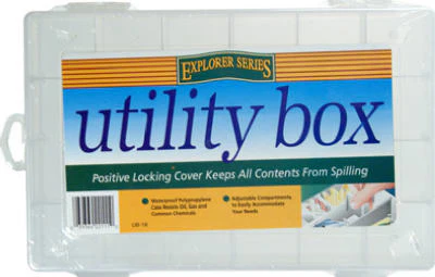 South Bend UB18 Translucent Utility Box, 24 Compartment