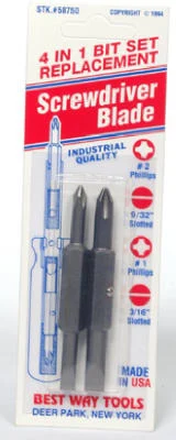 Bwt 58750 Replacement Bit Set, 2-Piece