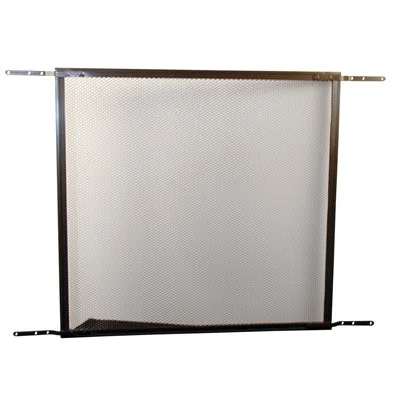 Slide-Co PL-15934 Aluminum Screen Door Grill, 24", Dark Brown Finish