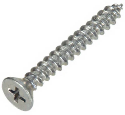 Hillman 80207 Phillips Zinc Sheet Metal Screws, #10 x 1"