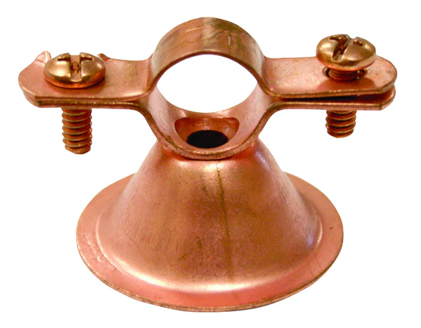 Oatey 33691 Copper Plated Bell Type Pipe Hanger, 1/2", Copper PlatedĀ