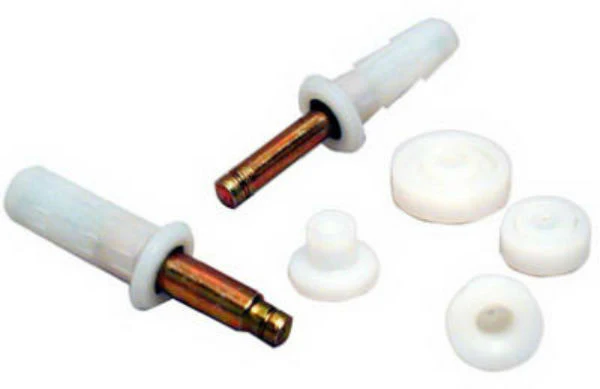 Johnson Hardware 1832-PPK3 Universal Bi-Fold Top Pivot Replacement Se