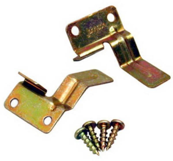 Johnson Hardware 1808-PPK1 Universal Bi-Fold Door Aligner, 1-1/4" x 2
