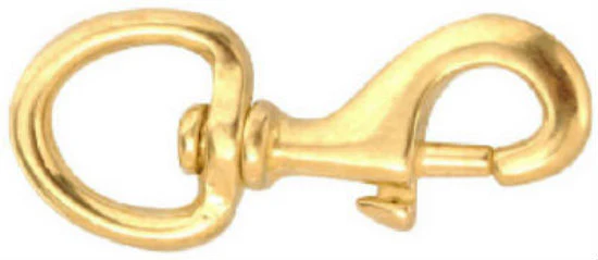 Campbell T7625104 Round Eye Bolt Snap, 5/8", Bronze