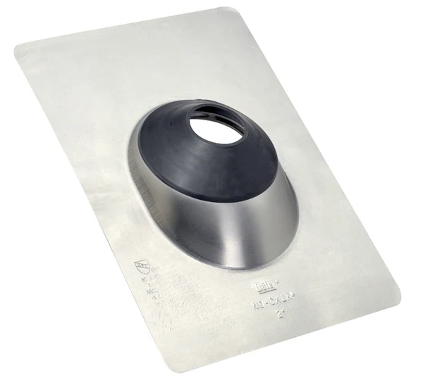 Oatey 12936 Aluminum No-Calk Roof Flashing, Standard Base, 2"