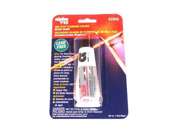 Alpha Fry AM42945 Lead Free Plumbing Solder Tube, 1.25 Oz