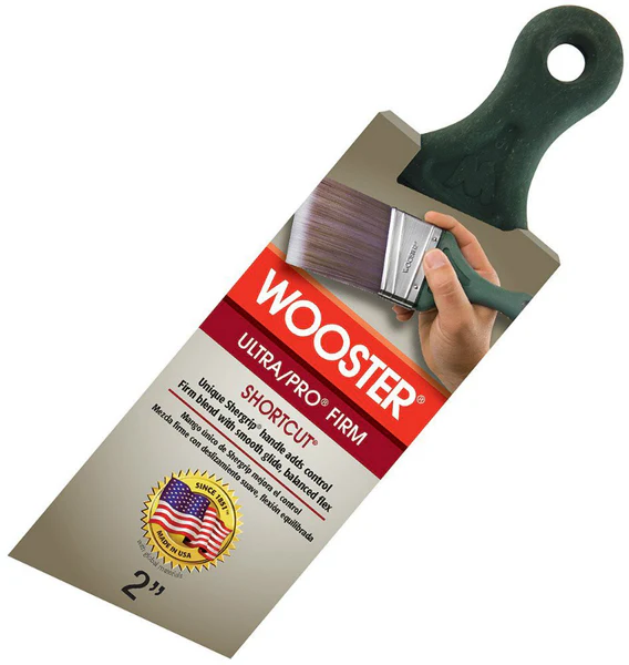 Wooster 4187-2 Ultra/Pro Firm Shergrip Shortcut Angle Sash Paintbru
