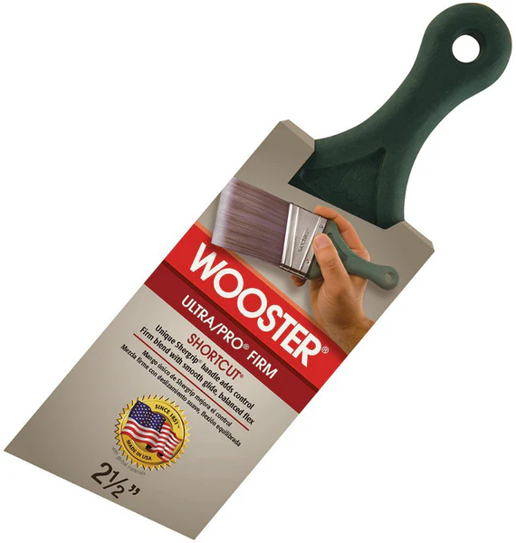 Wooster 4187-2-1/2 Ultra/Pro Firm Shergrip Shortcut Angle Sash Paint