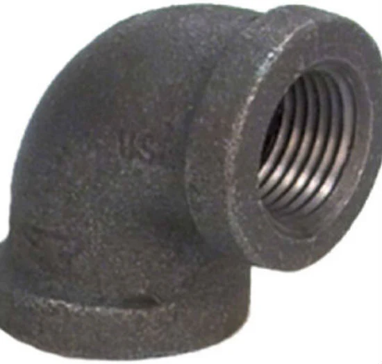 Anvil 8700123550 Pipe Fitting Elbow, 90 Degree, Black Finish, 1/8"