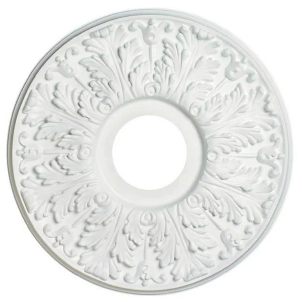Westinghouse 77028 Victorian Molded Decorative Ceiling Medallion, 16",