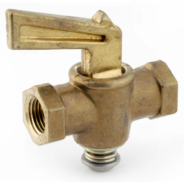 Anderson Metals 59234-04 Brass Shut Off Cock, 1/4" FPT