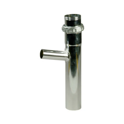 Master Plumber 436-956 Dishwasher Branch Tailpiece, 1-1/2" OD x 8", Ch