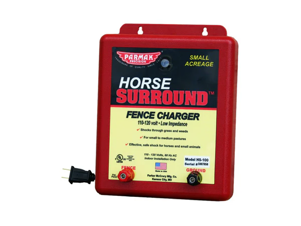 Parmak HS-100 Horse Surround Fence Charger, 110-120 Volt, Small Acreag