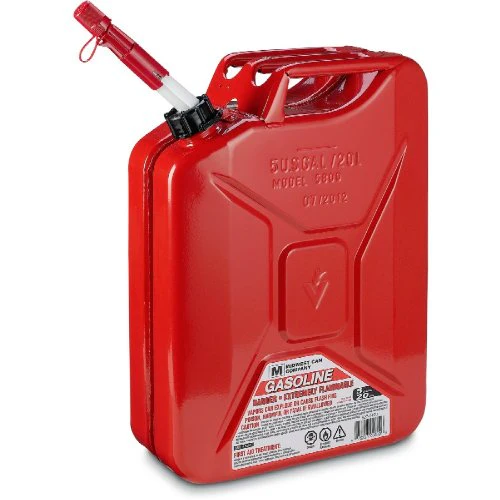 Midwest Can 5800 Military-Style Classic Metal "Jerry" Gas Can with Spo