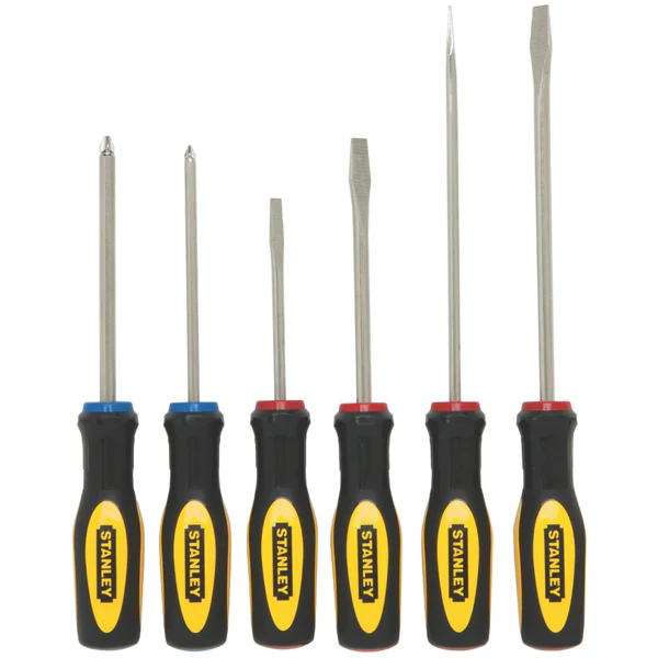 Stanley 60-060 Fluted Standard Screwdriver Set, 6-Piece