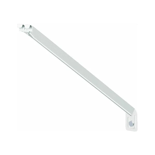 ClosetMaid 660700 Shelf Support Bracket for Wire Shelving, White, 16"