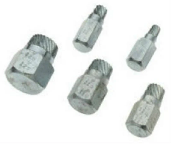 Superior Tool 05250 Plumber's Bolt Extractor Kit, 5-Piece