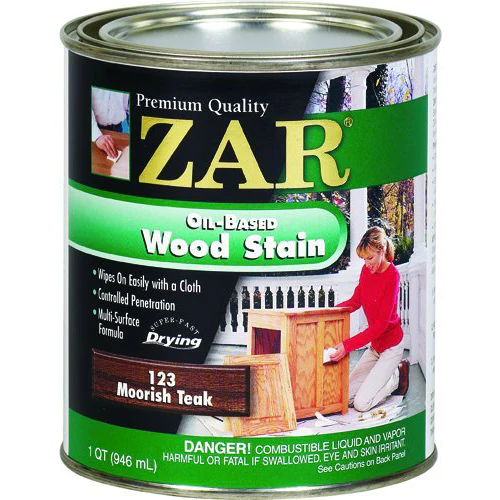 Zar 12312 Semi-Transparent Smooth Wood Stain, Dk Chocolate Truffle, 1