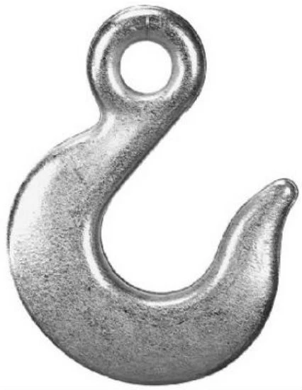 Campbell T9101524 Grade 43 Eye Slip Hook, 5/16", Zinc Plated
