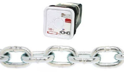 Campbell 0143326 Proof Coil Chain, 150', Zinc Plated