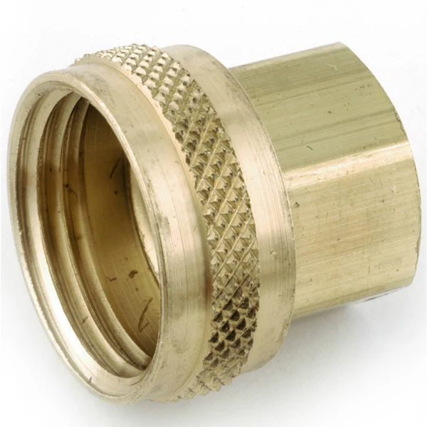 Anderson Metals 757401-1212 Garden Hose Swivel Adapter, Brass, 3/4" x