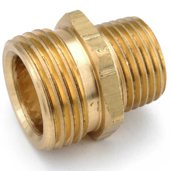 Anderson Metals 757478-1208 Lead Free Adapter, Brass, 3/4" MGH x 1/2"