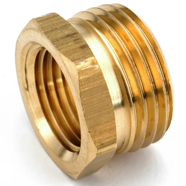 Anderson Metals 757480-1212 Lead Free Adapter, Brass, 3/4" MGH x 3/4"