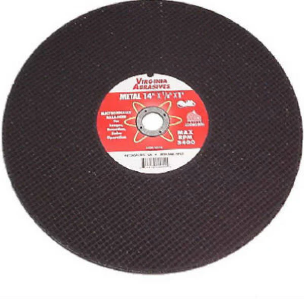 Virginia Abrasives™ 424-15512 Metal & Steel Bonded Cutoff Wheel, 12" x