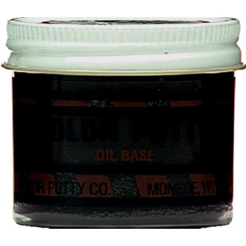 Color Putty 134 Oil Based Wood Filler Putty, Ebony, 3.68 Oz
