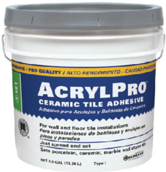 Custom ARL40003 AcrylPro Ceramic Tile Adhesive, 3.5 Gallon
