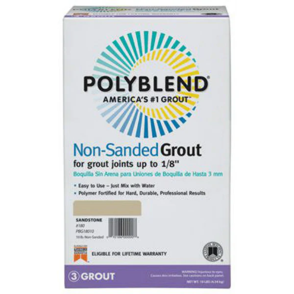 Polyblend PBG38110 Non-Sanded Grout, #381 Bright White, 10 Lbs