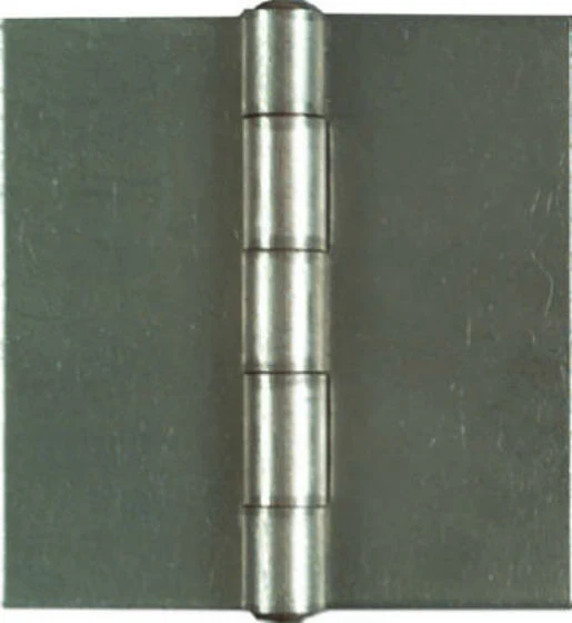 National Hardware N273-920 Weldable Door Hinge, 4" x 4", Plain Steel