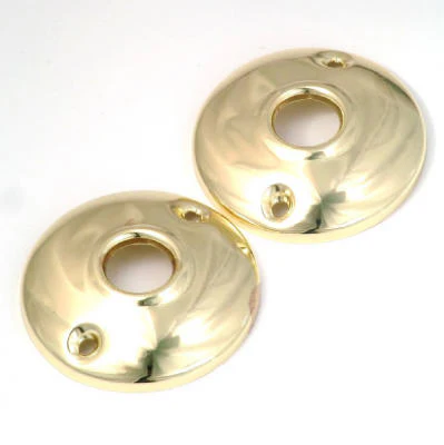 First Watch Security 1136 Brass Replacement Roses, 2-1/2", 2-Pack