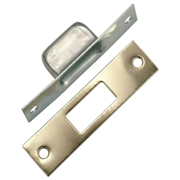 First Watch Security 1005 Security Box Strike & Face Plate, Polished B