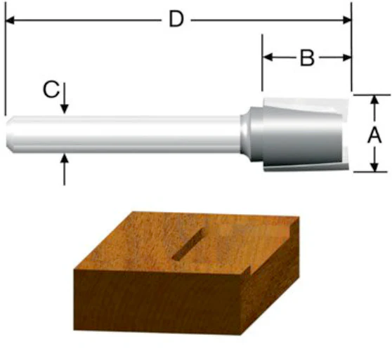 Vermont American 23110 Carbide Tipped Silver Series Mortising Bit, 1/