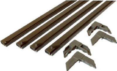 Slide-Co PL-7810 Make To Fit Screen Frame Kit, 48" x 48", Bronze Finis