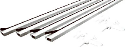 Slide-Co PL-7836 Make To Fit Screen Frame Kit, 36" x 36", White