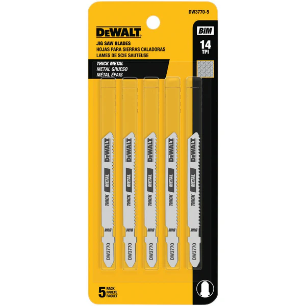 DeWalt DW3770-5 T-Shank Jig Saw Blade, 3 Inch